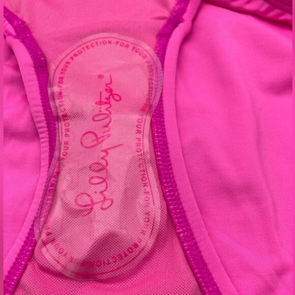 NWT Lilly Pulitzer Isle Lattice One Piece Swimsuit Size12 - Picture 8 of 9